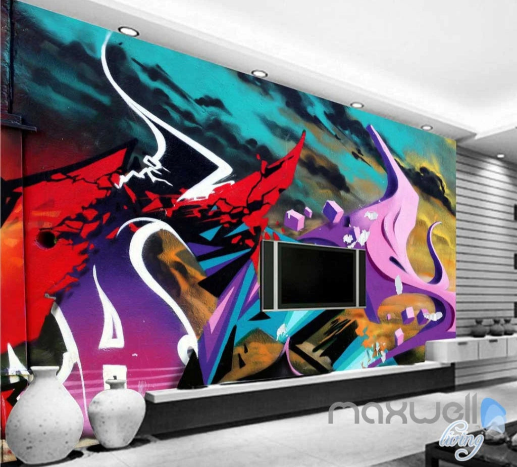 Express Your Unique Style with Graffiti Wall Decals