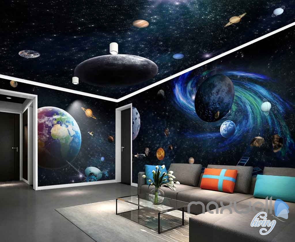 solar system wallpaper for walls