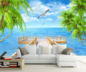 Mediterranean landscape 3D Wallpaper IDCWP-DZ-000030