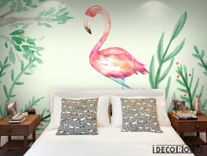 Super Nordic Flower Bird wallpaper wall murals IDCWP-HL-000024