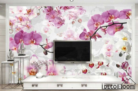 Image of Dream flower romantic warm wallpaper wall murals IDCWP-HL-000094