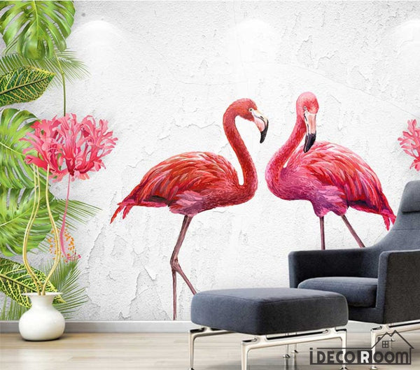 Wall Mural Pink flamingo 