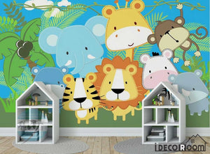 Cute Cartoon Animal wallpaper wall murals IDCWP-HL-000172