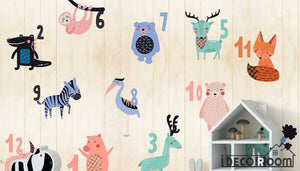 Nordic Cartoon Animal 12 Digital Theme wallpaper wall murals IDCWP-HL-000179