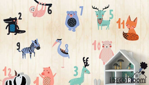 Image of Nordic Cartoon Animal 12 Digital Theme wallpaper wall murals IDCWP-HL-000179