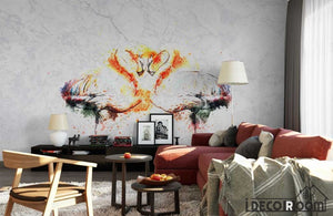 Nordic minimalist  flamingo marble texture wallpaper wall murals IDCWP-HL-000201