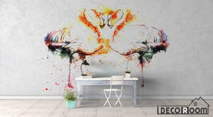 Nordic minimalist  flamingo marble texture wallpaper wall murals IDCWP-HL-000201