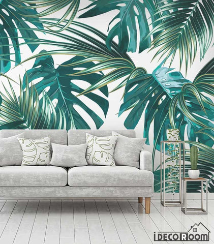 Image of Tropical plant rainforest wallpaper wall murals IDCWP-HL-000624