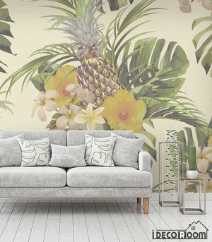 Tropical plant rainforest wallpaper wall murals IDCWP-HL-000639