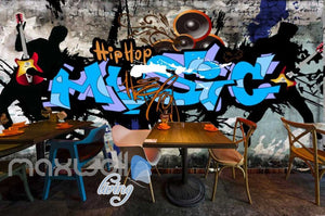 Hiphop Graffiti Dance Wall Art Wall Murals Wallpaper Decals Prints Decor IDCWP-JB-000033