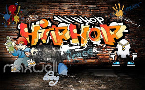 Hiphop Wall Art Graffiti Cool Art Wall Murals Wallpaper Decals Prints Decor IDCWP-JB-000054