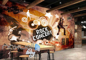 Rock Concert Musician Jumping Art Art Wall Murals Wallpaper Decals Prints Decor IDCWP-JB-000081