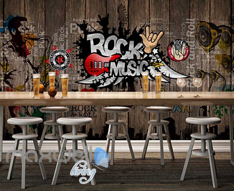 rock n roll art wallpaper