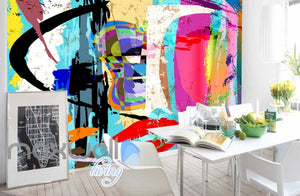 Paint Colour Splash Design Art Wall Murals Wallpaper Decals Prints Decor IDCWP-JB-000163