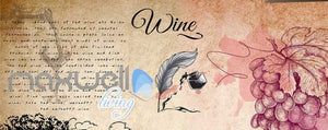 Old Wallpaper Design With Wine Art Wall Murals Wallpaper Decals Prints Decor IDCWP-JB-000240