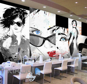 Design Women Collage Graphic Art Print Art Wall Murals Wallpaper Decals Prints Decor IDCWP-JB-000269