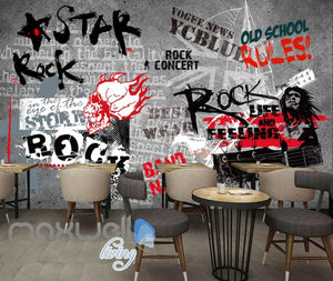 Art Design Wall Poster With Rock Star Images Art Wall Murals Wallpaper Decals Prints Decor IDCWP-JB-000297