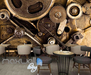 Poster Of Rusted Gears Art Wall Murals Wallpaper Decals Prints Decor IDCWP-JB-000299