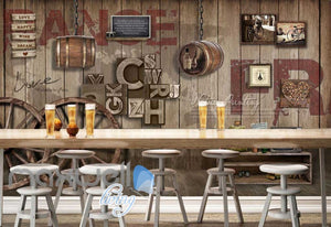 Graphic Art Design Poster Country Style Wooden Wall Art Wall Murals Wallpaper Decals Prints Decor IDCWP-JB-000306