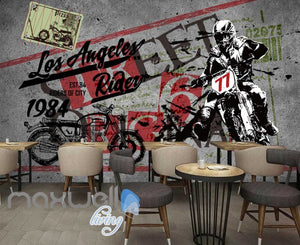 Poster Motorbike Painted In Wall Art Wall Murals Wallpaper Decals Prints Decor IDCWP-JB-000371