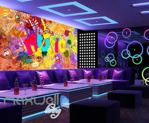 Colourful Music Sign With A Collage Of Words  Art Wall Murals Wallpaper Decals Prints Decor IDCWP-JB-000406