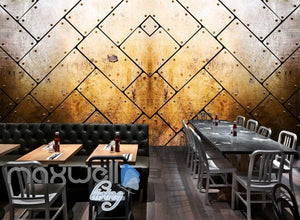 3d rotten metal wallpaper design Art Wall Murals Wallpaper Decals Prints Decor IDCWP-JB-000488