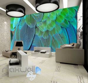 Graphic Design Of Multicolour Feathers Art Wall Murals Wallpaper Decals Prints Decor IDCWP-JB-000667