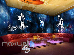 Michael Jackson The King Over A Stellar Sky Art Wall Murals Wallpaper Decals Prints Decor IDCWP-JB-000677