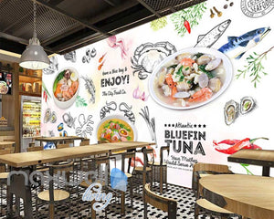 Graphic Design Collague Of Food Art Wall Murals Wallpaper Decals Prints Decor IDCWP-JB-000832