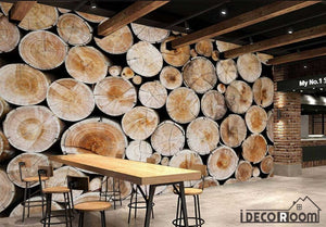 Pile Of Wood Poster Restaurant Art Wall Murals Wallpaper Decals Prints Decor IDCWP-JB-001114