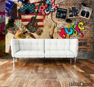 Graphic Design Drawing Cowboy Girl Living Room Art Wall Murals Wallpaper Decals Prints Decor IDCWP-JB-001153