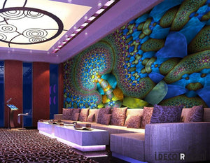 Graphic Design Colorful Pattern Background Ktv Club Art Wall Murals Wallpaper Decals Prints Decor IDCWP-JB-001261