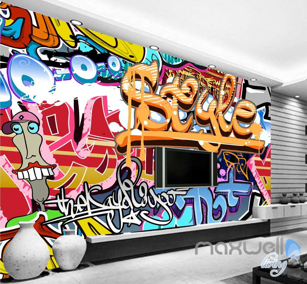 3d graffiti art wallpaper