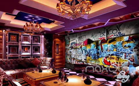 Image of 3D Graffiti Wall Art 73 Wall Murals Paper Print Decals Decor Wallpaper IDCWP-TY-000073